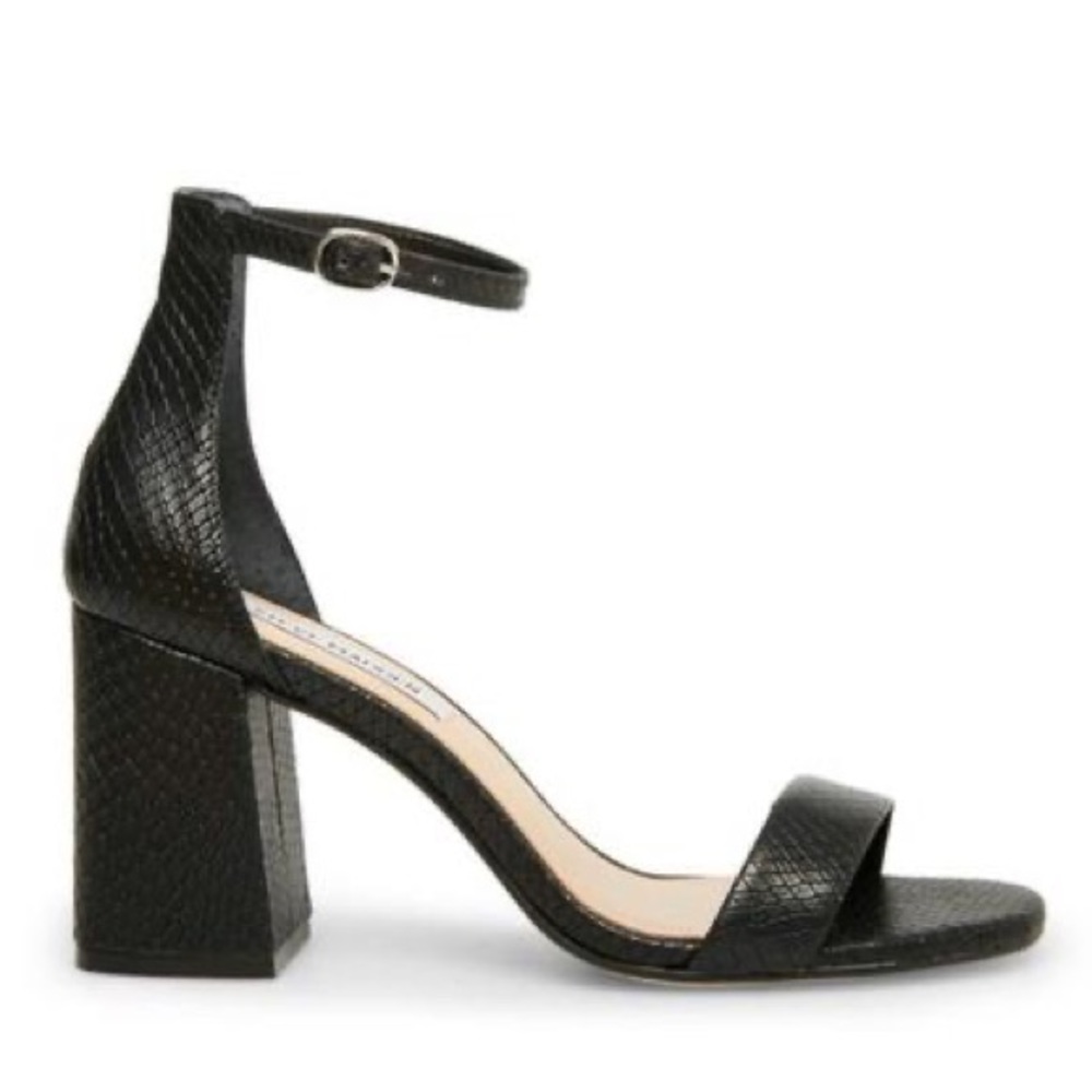 🔥SALE🔥🆕Steve Madden Gracelynn Blk Snake Heels
